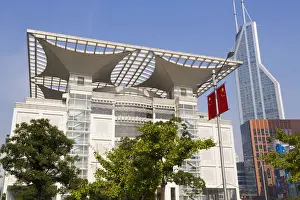 Shanghai Prints: China, Shanghai, Renmin Park, Urban Planning Exhibition Hall