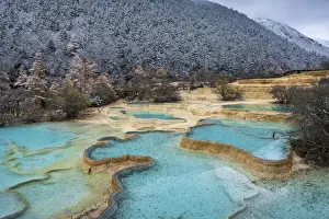 China, Sichuan Province, UNESCO World Heritage Site, Huanglong National park