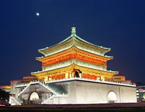 Moonlit Prints: China, Zhonghua, Shanxi, Sian, Xi'an