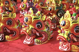 Images Dated 10th February 2018: Chinese New Year Decorations, Hong Kong, Special Administrative Region of the People s