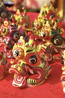 Images Dated 26th March 2018: Chinese New Year Decorations, Hong Kong, Special Administrative Region of the People s