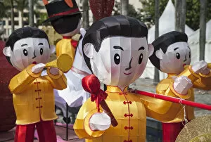 Celebrate Collection: Chinese New Year lantern display, Tsim Sha Tsui, Kowloon, Hong Kong, China