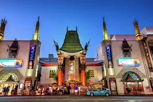South Western Prints: Chinese Theatre, Hollywood walk of Fame