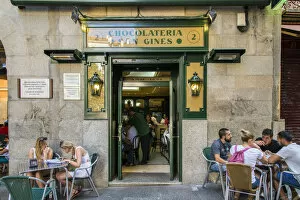 Images Dated 11th September 2014: Chocolateria San Gines, Madrid, Comunidad de Madrid, Spain