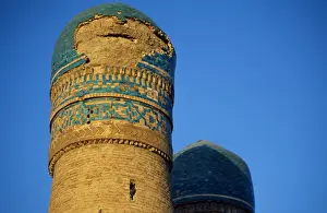 Uzbekiston Jumhuriyati Prints: Chor Minar, the gatehouse of a long-gone medrassah built in 1807