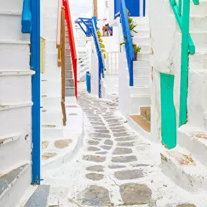 White Gallery: Chora (Mykonos Town), Mykonos, Cyclades Islands, Greece