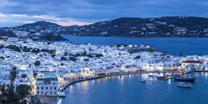 Images Dated 10th October 2018: Chora (Mykonos Town), Mykonos, Cyclades Islands, Greece