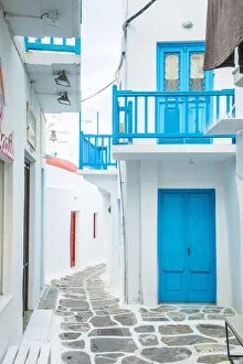 Images Dated 10th October 2018: Chora (Mykonos Town), Mykonos, Cyclades Islands, Greece
