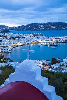Images Dated 10th October 2018: Chora (Mykonos Town), Mykonos, Cyclades Islands, Greece