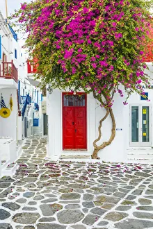 Images Dated 10th October 2018: Chora (Mykonos Town), Mykonos, Cyclades Islands, Greece