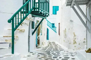 Images Dated 10th October 2018: Chora (Mykonos Town), Mykonos, Cyclades Islands, Greece
