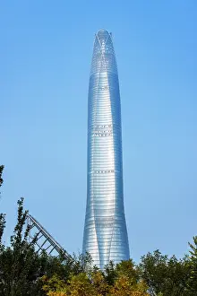 Contemporary Architecture Prints: Chow Tai Fook Finance Centre (third tallest skyscraper in China in 2025), Tianjin, China