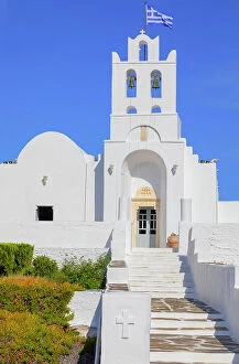 Images Dated 28th July 2023: Chrisopigi monastery, Sifnos Island, Cyclades Islands, Greece