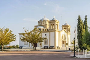 Images Dated 29th April 2021: Chrisosotiros Church, Livadia, Larnaca District, Cyprus