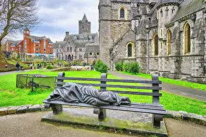 Street Art Prints: Christ Church Cathedral. Dublin, Republic of Ireland