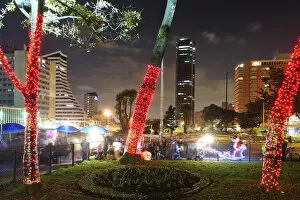 Images Dated 28th June 2012: Christmas decorations, Bogota, Colombia
