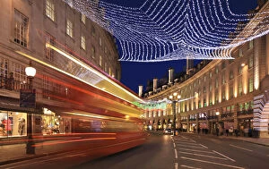 Images Dated 21st December 2011: Christmas decorations, Regent Street, London, England, UK