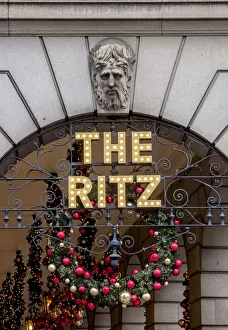 Christmas Decorations, The Ritz Hotel, London, England, United Kingdom