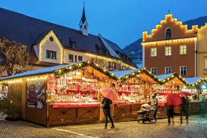 Sterzing Prints: Christmas market, Sterzing-Vipiteno, South Tyrol, Italy
