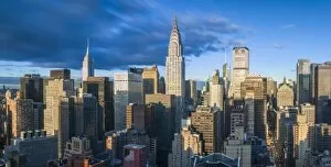 Images Dated 14th November 2015: Chrysler Building and Empire State Building, Midtown Manhattan, New York City, New York