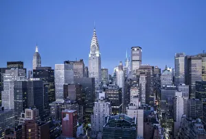 Chrysler Building and Empire State Building, Midtown Manhattan, New York City, New York