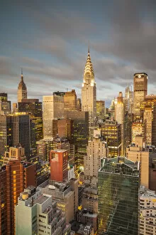 Images Dated 19th November 2015: Chrysler Building and Empire State Building, Midtown Manhattan, New York City, New York