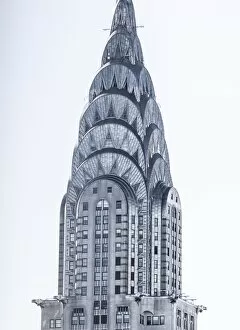 Black and White Gallery: Chrysler Building, Manhattan, New York City, New York, USA