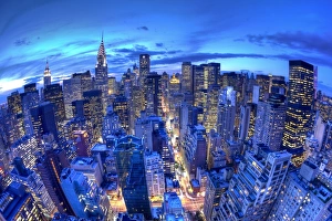 Images Dated 13th October 2009: Chrysler Building & Midtown Manhattan Skyline, New York City, USA
