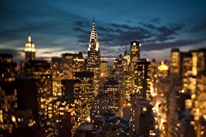 Images Dated 13th October 2009: Chrysler Building & Midtown Manhattan Skyline, New York City, USA