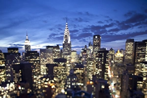 Images Dated 13th October 2009: Chrysler Building & Midtown Manhattan Skyline, New York City, USA