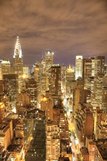 Chrysler Building & Midtown Manhattan Skyline, New York City, USA