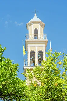 Kefalonia Prints: Church of Agios Spiridon, Argostoli, Kefalonia, Ionian Islands, Greek Islands, Greece