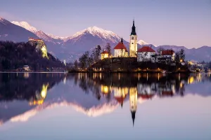 Lake Bled Prints: Church of the Assumption of the Blessed Virgin Mary