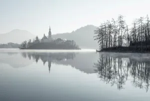 Lake Bled Prints: Church of the Assumption of the Blessed Virgin Mary