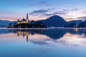 Lake Bled Prints: Church of the Assumption of the Blessed Virgin Mary