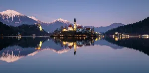 Lake Bled Prints: Church of the Assumption of the Blessed Virgin Mary