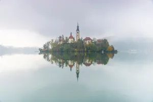 Lake Bled Prints: Church of the Assumption of the Blessed Virgin Mary