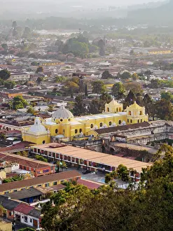 Convent Prints: Church and Convent of La Merced seen from Cerro de La Cruz