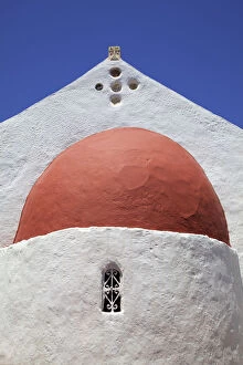Church Exterior At Kritsa, Crete, Greek Islands, Greece, Europe