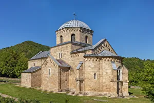 Serbia Prints: Church of Gradac monastery, Serbia