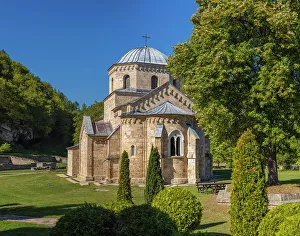 Serbia Prints: Church of Gradac monastery, Serbia