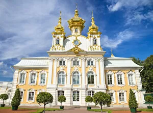Images Dated 15th April 2016: Church of the Grand Palace, Petergof, Saint Petersburg, Russia