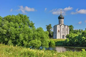 Middle Ages Prints: Church of the Intercession on the Nerl river