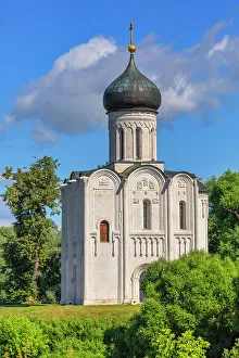 Middle Ages Prints: Church of the Intercession on the Nerl river