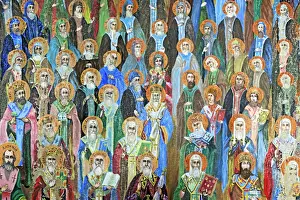 Vologda Region Prints: Church interior, Dmitrievo, Vologda region, Russia
