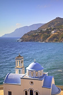 Images Dated 11th June 2015: Church At Kantouni, Kalymnos, Dodecanese, Greek Islands, Greece, Europe