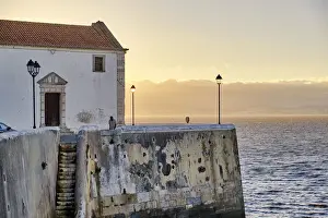 Rio Tejo Prints: Church of Our Lady of Life. The traditional fishing village of Alcochete