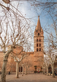 Binissalem Prints: Church of Our Lady of Ruins of Binissalem, Mallorca, Balearic Islands, Spain