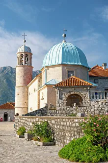 Montenegro Prints: Church of Our Lady of Škrpjela, Perast, Kotor Bay, Montenegro