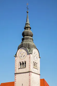 Images Dated 9th August 2022: Church at Lesce, Upper Carniola region, Slovenia